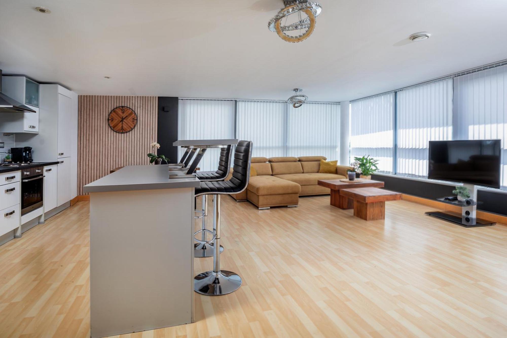 לידס Large Central Penthouse In Leeds מראה חיצוני תמונה